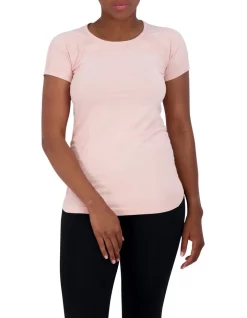 Cheap 🎉 Gaiam Warrior Seamless Tee In Peach ✔️