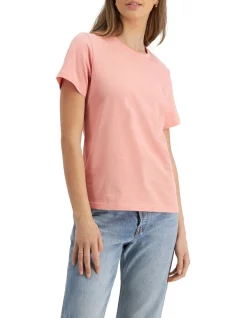 Wholesale โญ Bonds Originals Mid Weight Crew Tee In Toronto Coral ๐ฅ