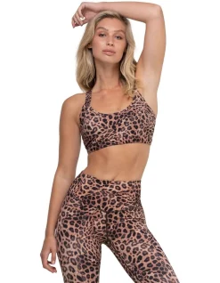 Cheap Sports-Tops Shop 42 Cheapest 𧨠L'URV Leopard Valley Bralette π