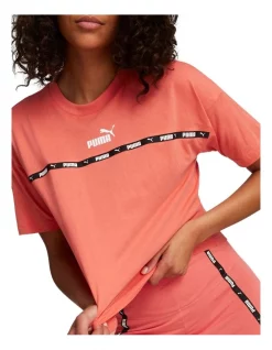 Best deal 🧨 PUMA Power Tape Tee In Orange ⌛