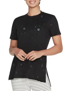 Budget π Skechers Diamond Status Tunic Tee Black β¨