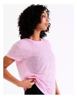 New 🎁 Chloe & Lola Madison Burnout Tee ⌛ -Cheap Sports-Tops Shop unnamed file 122