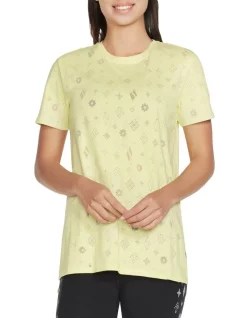 Cheap π Skechers Diamond Status Tunic Tee Lime π€©
