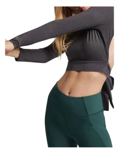 Buy ⭐ Superdry Flex Wrap Long Sleeve Top Dark Charcoal 😍 -Cheap Sports-Tops Shop unnamed file 1230