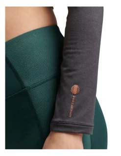 Buy ⭐ Superdry Flex Wrap Long Sleeve Top Dark Charcoal 😍 -Cheap Sports-Tops Shop unnamed file 1232