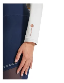 Wholesale 👍 Superdry Flex Wrap Long Sleeve Top Soft Grey 🎁 -Cheap Sports-Tops Shop unnamed file 1238