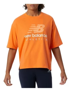 Budget 🤩 New Balance Athletics Amplified Tee Vibrant Orange ⌛