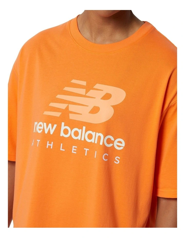 Budget π€© New Balance Athletics Amplified Tee Vibrant Orange β 5 Budget π€© New Balance Athletics Amplified Tee Vibrant Orange β - Image 4