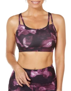 Best Pirce 😍 Gaiam Shine Bra In Purple Nora Print 💯