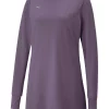 Cheap ✔️ PUMA Modest Activewear Long Sleeve Top In Purple Charcoal 🎁 -Cheap Sports-Tops Shop unnamed file 1306