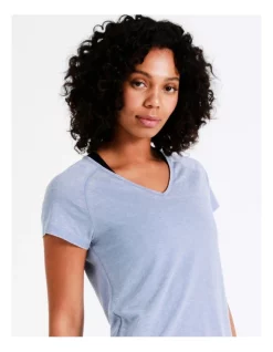 Promo 💯 Chloe & Lola Jo Burn Out Tee In Dusty Blue ⭐ -Cheap Sports-Tops Shop unnamed file 138