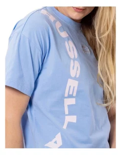 Brand new ✨ Russell Athletic Josephine Tee In Blue ❤️ -Cheap Sports-Tops Shop unnamed file 1380