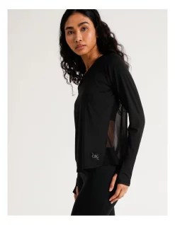Deals 🔔 Chloe & Lola Long Sleeve Top In Black 🛒 -Cheap Sports-Tops Shop unnamed file 1509