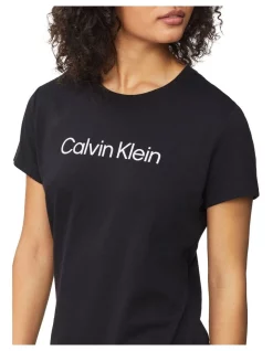 Best Sale 🤩 Calvin Klein Gym T-Shirt In Black Beauty ⌛ -Cheap Sports-Tops Shop unnamed file 151