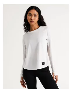Cheapest 🌟 Chloe & Lola Long Sleeve Top In White 😀 -Cheap Sports-Tops Shop unnamed file 155