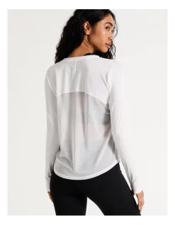 Cheapest 🌟 Chloe & Lola Long Sleeve Top In White 😀 -Cheap Sports-Tops Shop unnamed file 156
