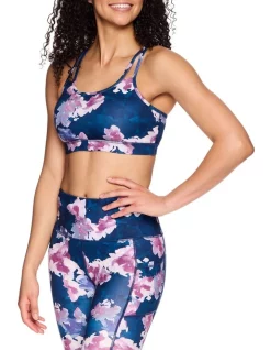 New 🎁 Gaiam Shiva Moonlit Ocean Melody Bra In Blue 🌟 -Cheap Sports-Tops Shop unnamed file 161