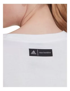 Discount ✔️ Adidas Marimekko Graphic T-Shirt In White 🌟 -Cheap Sports-Tops Shop unnamed file 193