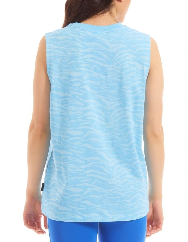 Wholesale π X Y Active Boyfriend Tank Top In Blue Sahara π 4 Wholesale π X Y Active Boyfriend Tank Top In Blue Sahara π - Image 3