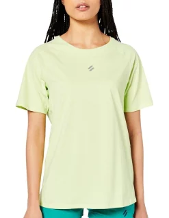 Cheap 🧨 Superdry Run Short Sleeve Tee In Lime 🤩