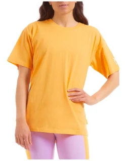 New π X Y Active Boxy Tee In Apricot π