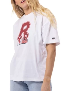 Coupon 🔥 Russell Athletic 👩 Women's Script Tee In White 🔔 -Cheap Sports-Tops Shop unnamed file 291