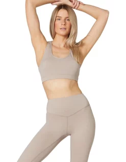 Brand new ⌛ L'URV Racer Back Basics Crop Antique Rose 🔔