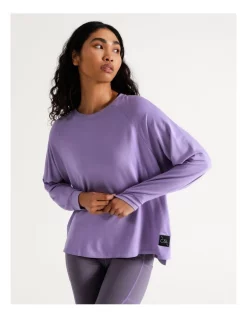 Top 10 🎁 Chloe & Lola Raglan Long Sleeve Tee In Lilac 😀 -Cheap Sports-Tops Shop unnamed file 334