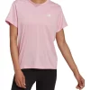 Buy 💯 Adidas Aeroready Made For Training Minimal T-Shirt In Light Pink 🧨 -Cheap Sports-Tops Shop unnamed file 34