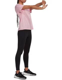 Buy 💯 Adidas Aeroready Made For Training Minimal T-Shirt In Light Pink 🧨 -Cheap Sports-Tops Shop unnamed file 38