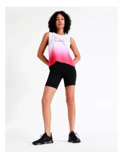 Flash Sale 🔔 Chloe & Lola Relaxed Tank Top In White And Pink 🎁 -Cheap Sports-Tops Shop unnamed file 413