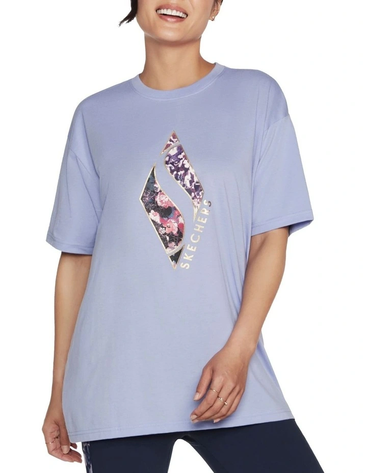 Brand new π Skechers Diamond Forever Floral Everybody Tee In Lavender π₯ 3 Brand new π Skechers Diamond Forever Floral Everybody Tee In Lavender π₯