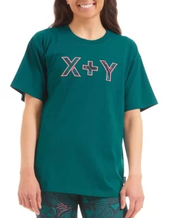 Cheapest βοΈ X Y Active Boxy Tee In Deep Forest Green βοΈ
