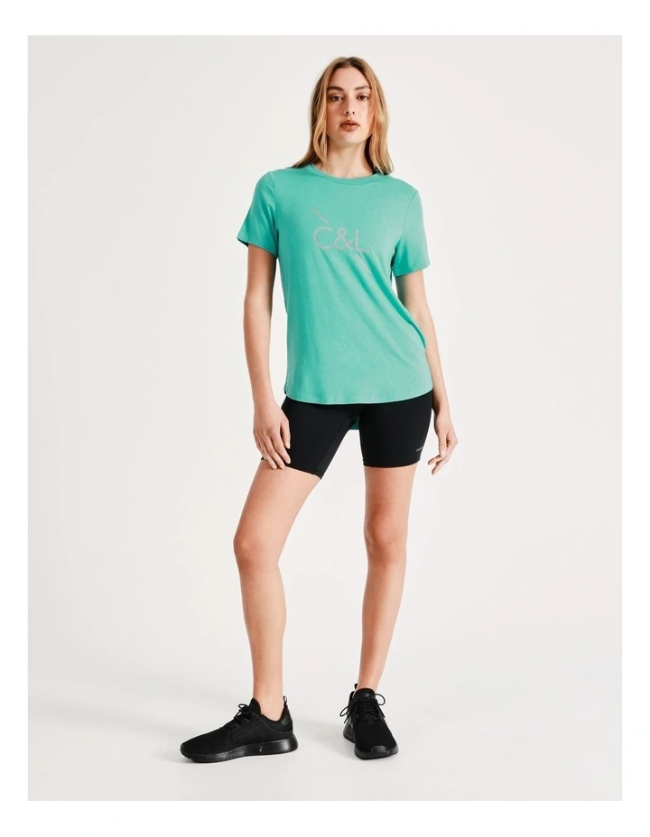 Coupon π Chloe & Lola Sydney High Low Logo Tee In Jade β 5 Coupon π Chloe & Lola Sydney High Low Logo Tee In Jade β - Image 3