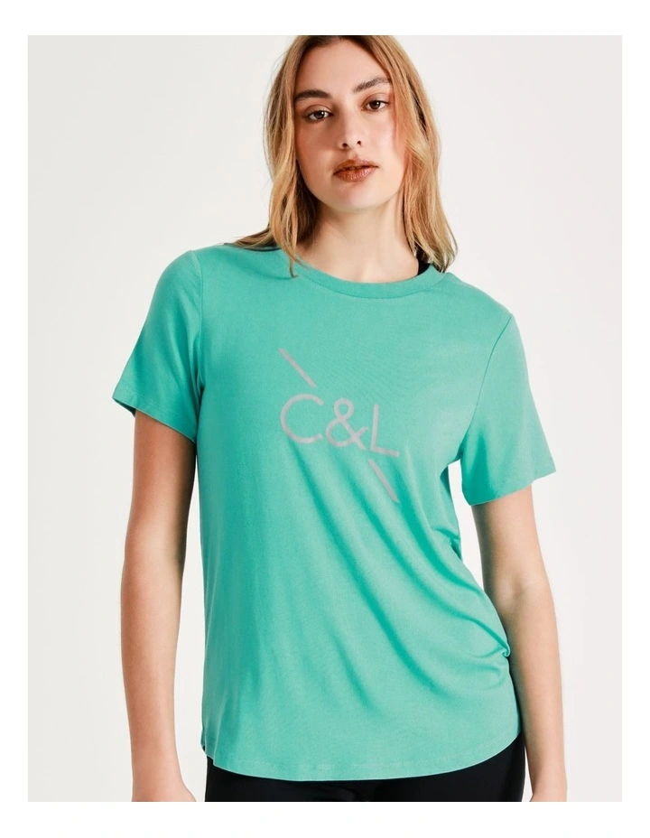 Coupon π Chloe & Lola Sydney High Low Logo Tee In Jade β 7 Coupon π Chloe & Lola Sydney High Low Logo Tee In Jade β - Image 5