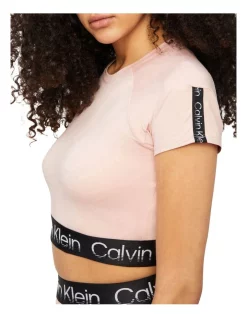 Discount ⭐ Calvin Klein Gym T-Shirt In Pale Pink ✨ -Cheap Sports-Tops Shop unnamed file 454