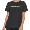 Hot Sale ❤️ DKNY Sport Layered Shadow Logo Tee Black 🧨 -Cheap Sports-Tops Shop unnamed file 484