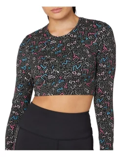 Buy 🔥 L'URV Twisting Printed Crop Top Black ✨ -Cheap Sports-Tops Shop unnamed file 526