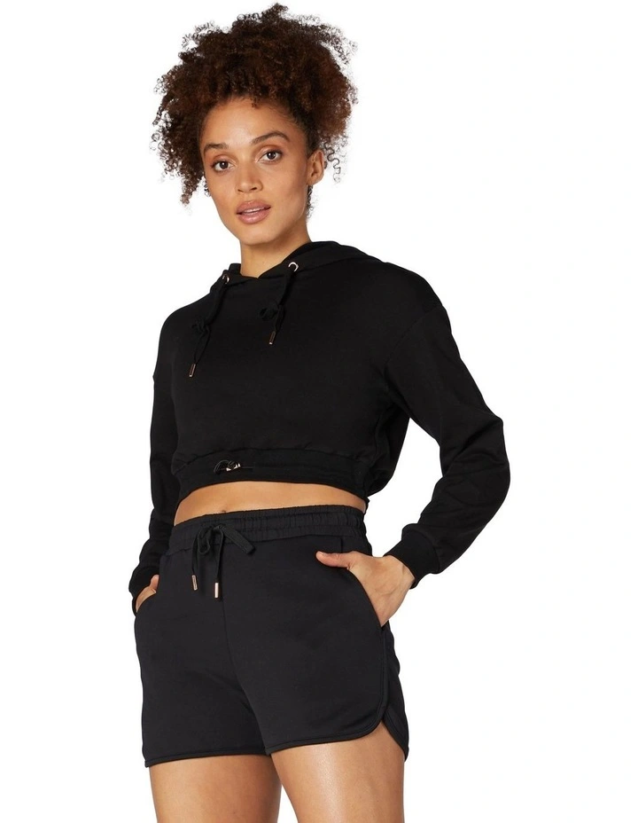 Brand new π― L'URV Outplay Cropped Hoodie Black βοΈ 3 Brand new π― L'URV Outplay Cropped Hoodie Black βοΈ