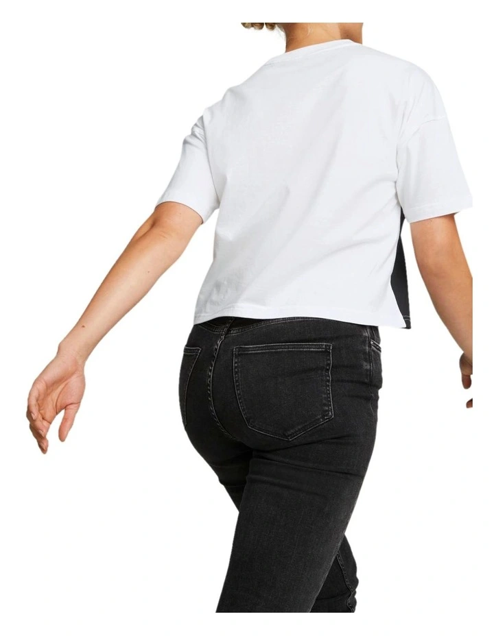 Coupon ๐ PUMA Power Tape Tee In White/Black ๐ 5 Coupon ๐ PUMA Power Tape Tee In White/Black ๐ - Image 3