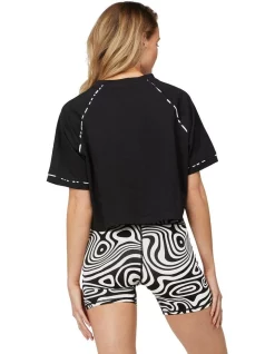 Discount ✔️ L'URV No Excuses Piping Sports Tee Black/White 💯 -Cheap Sports-Tops Shop unnamed file 597