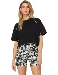 Discount ✔️ L'URV No Excuses Piping Sports Tee Black/White 💯 -Cheap Sports-Tops Shop unnamed file 598