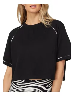Discount ✔️ L'URV No Excuses Piping Sports Tee Black/White 💯 -Cheap Sports-Tops Shop unnamed file 599