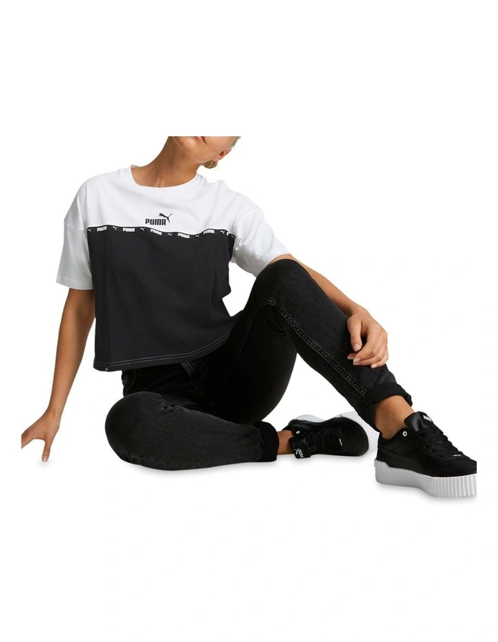 Coupon ๐ PUMA Power Tape Tee In White/Black ๐ 7 Coupon ๐ PUMA Power Tape Tee In White/Black ๐ - Image 5