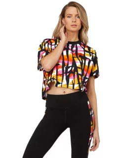 New π L'URV Good Vibes Printed Sports Tee Multi π