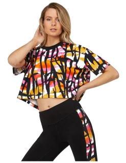 New 👏 L'URV Good Vibes Printed Sports Tee Multi 🌟 -Cheap Sports-Tops Shop unnamed file 606