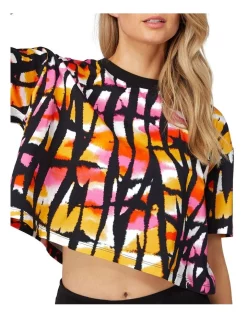 New 👏 L'URV Good Vibes Printed Sports Tee Multi 🌟 -Cheap Sports-Tops Shop unnamed file 607