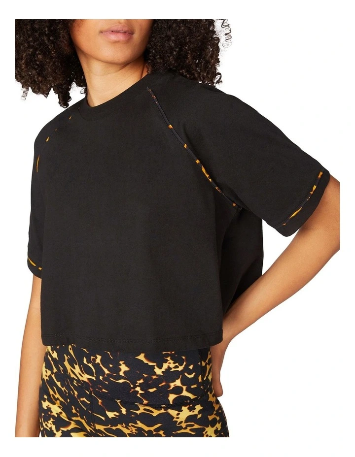 Flash Sale π L'URV Tortoise Dream Cropped Tee Black/Mustard π 6 Flash Sale π L'URV Tortoise Dream Cropped Tee Black/Mustard π - Image 4