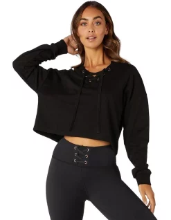 New 𧨠L'URV Lurv Willow Sports Sweat Black π₯°