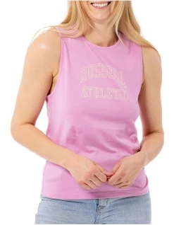 Cheap ❤️ Russell Athletic Baseline Tank In Pink 👏